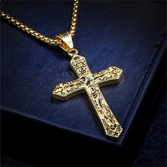 Punk Geometric Alloy Plating Men's Necklace