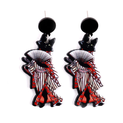 1 Pair Cute Funny Animal Arylic Drop Earrings