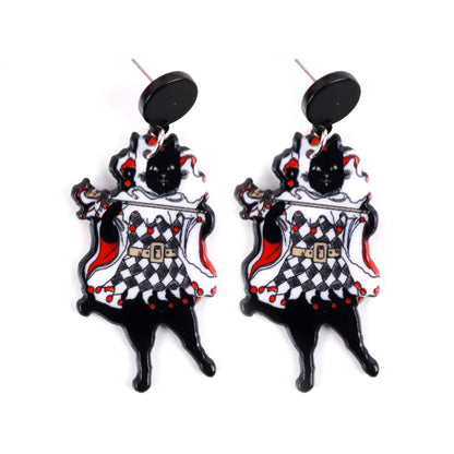 1 Pair Cute Funny Animal Arylic Drop Earrings