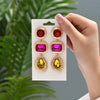 1 Pair Simple Style Water Droplets Rhinestone Inlay Rhinestones Women's Drop Earrings