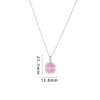 Simple Style Cartoon Character Heart Shape Bow Knot Copper Inlay Zircon Pendant Necklace