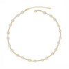 Elegant Round Freshwater Pearl Copper Plating 18k Gold Plated Necklace