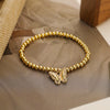 Simple Style Commute Dragonfly Butterfly Copper 18k Gold Plated Zircon Bracelets In Bulk