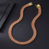 Hip-hop Necklace Alloy Inlay Rhinestones Men's Necklace