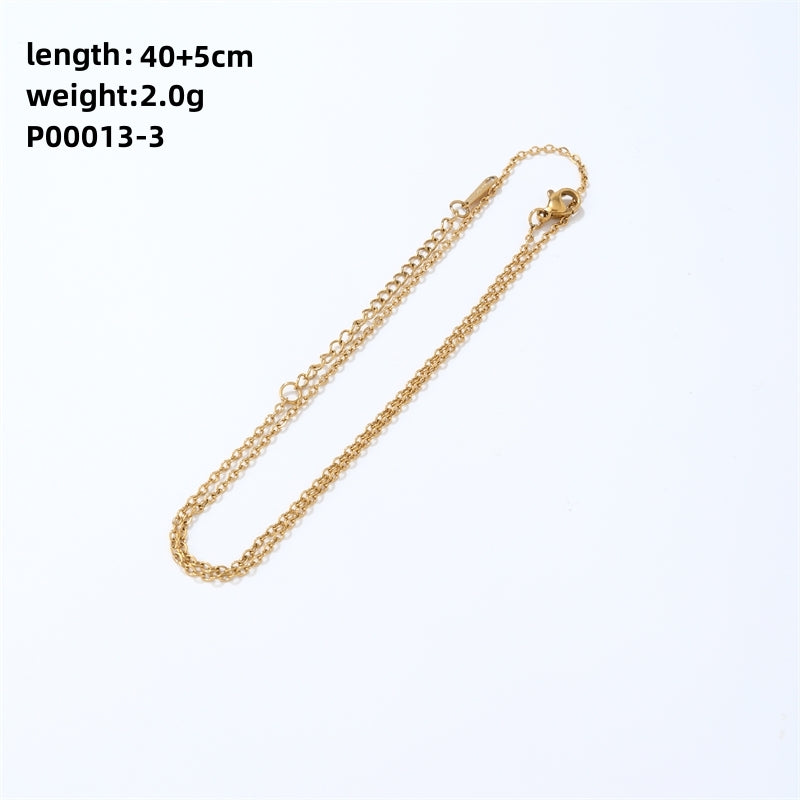 304 Stainless Steel Copper Gold Plated IG Style Simple Style Polishing Plating Letter Charms