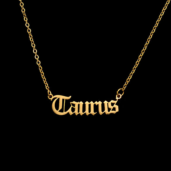 Classic Style Constellation Stainless Steel Necklace In Bulk