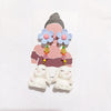 1 Pair Cute Cartoon Character Printing Plastic Resin Drop Earrings