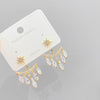 1 Pair Simple Style Star Inlay Copper Rhinestones Ear Studs