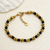 Retro Round Gold Plated Stainless Steel Wholesale Bracelets