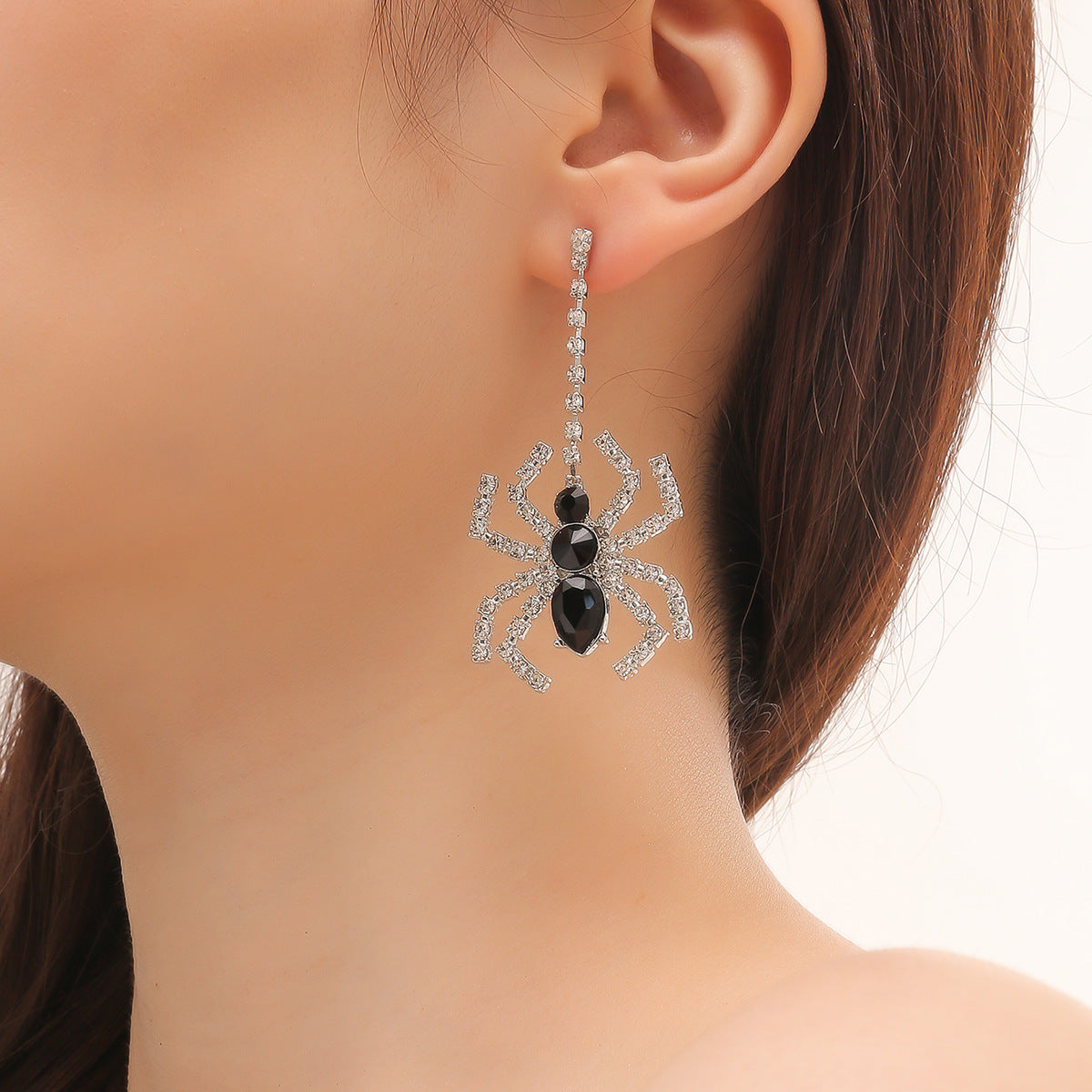 1 Pair Commute Insect Printing Arylic Drop Earrings