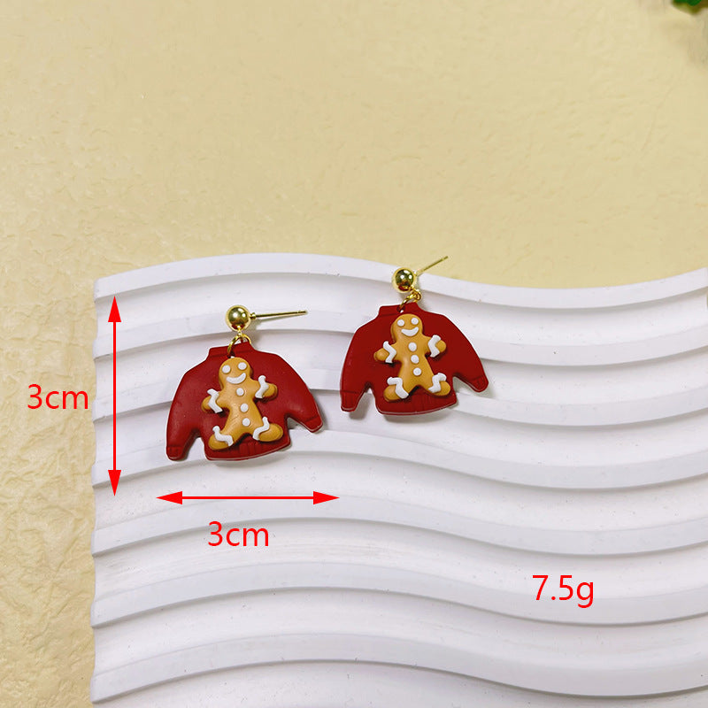 1 Pair Modern Style Cartoon Handmade Soft Clay Drop Earrings