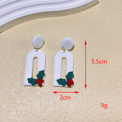 1 Pair Modern Style Cartoon Handmade Soft Clay Drop Earrings