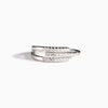 Elegant Streetwear Geometric Sterling Silver Plating Inlay Zircon Open Rings