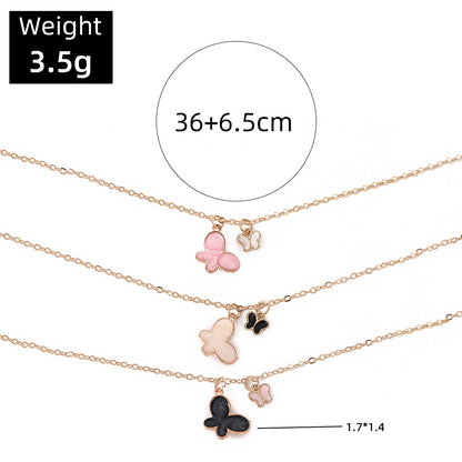 Cute Butterfly Alloy Kid's Necklace