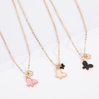 Cute Butterfly Alloy Kid's Necklace