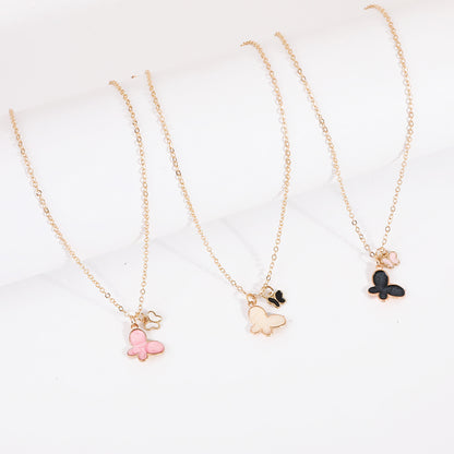 Cute Butterfly Alloy Kid's Necklace