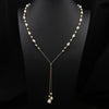 Retro Bow Knot Freshwater Pearl Copper Plating Gold Plated Necklace