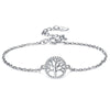 Lady Simple Style Tree Sterling Silver Plating Bracelets