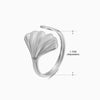Retro Geometric Stainless Steel Plating Open Rings