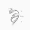 Retro Geometric Stainless Steel Plating Open Rings