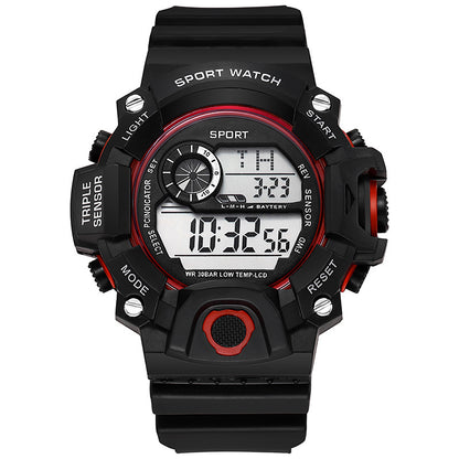 Sports Solid Color Electronic Men'S Watches