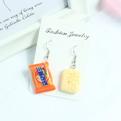 1 Pair Cute Cartoon Resin Drop Earrings