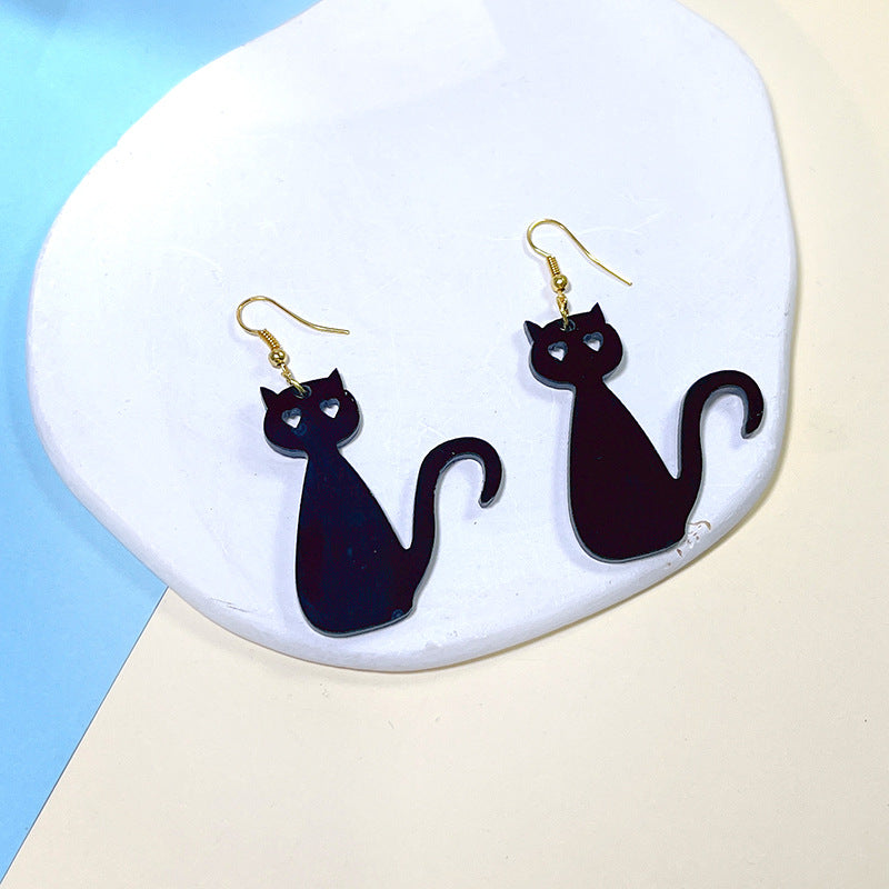 1 Pair Streetwear Halloween Pattern Arylic Drop Earrings