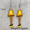 1 Pair Funny Animal Cartoon Character Arylic Drop Earrings