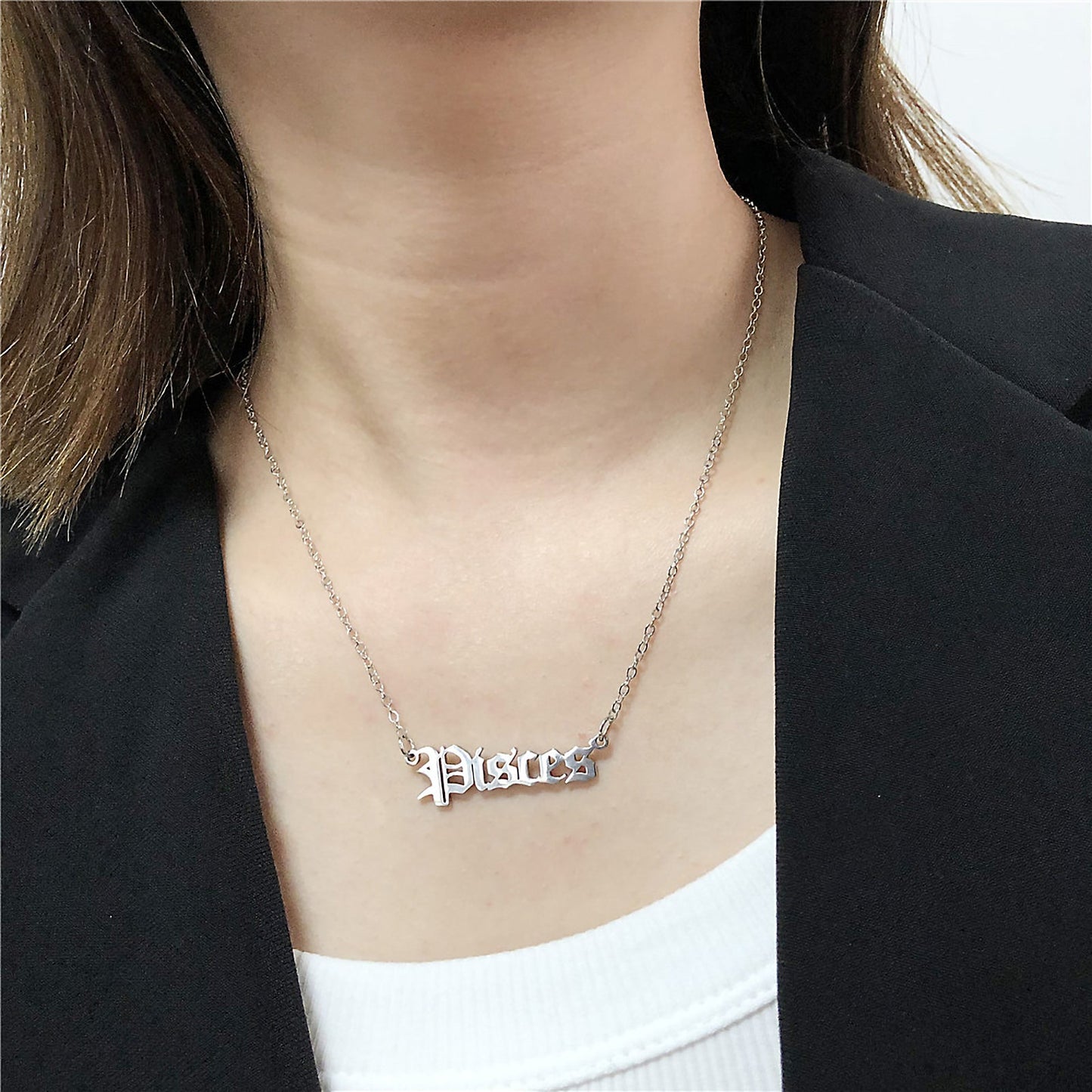 Simple Style Streetwear Geometric Constellation Stainless Steel Plating Inlay Zircon 18k Gold Plated Pendant Necklace