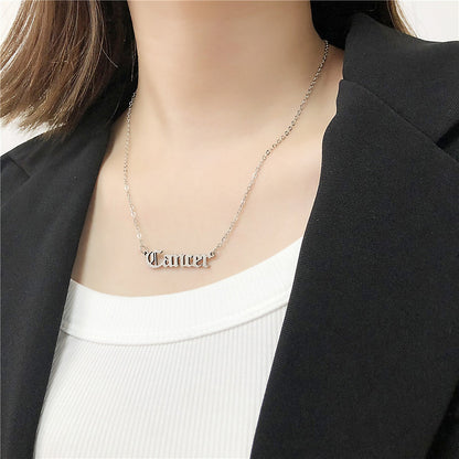 Simple Style Streetwear Geometric Constellation Stainless Steel Plating Inlay Zircon 18k Gold Plated Pendant Necklace