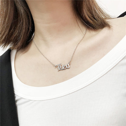 Simple Style Streetwear Geometric Constellation Stainless Steel Plating Inlay Zircon 18k Gold Plated Pendant Necklace