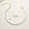 Nordic Style Solid Color Imitation Pearl Alloy Women's Necklace