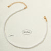 Nordic Style Solid Color Imitation Pearl Alloy Women's Necklace