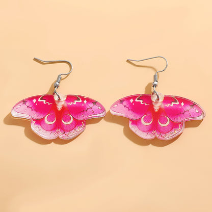 1 Pair Simple Style Classic Style Butterfly Arylic Dangling Earrings