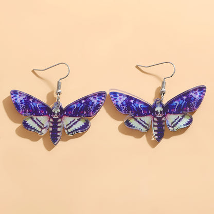 1 Pair Simple Style Classic Style Butterfly Arylic Dangling Earrings