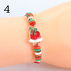 Modern Style Santa Claus Alloy Enamel Women's Bracelets Necklace