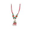 Modern Style Santa Claus Alloy Enamel Women's Bracelets Necklace