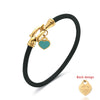 Simple Style Heart Shape Stainless Steel Plating Gold Plated Bangle