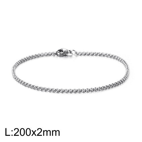 Casual Simple Style Streetwear Solid Color Stainless Steel 18k Gold Plated Men's Bracelets