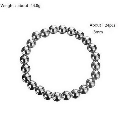 Simple Style Geometric Titanium Steel Bracelets Plating Stainless Steel Bracelets