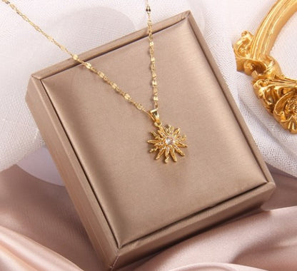 Simple Style Cartoon Character Heart Shape Bow Knot Copper Inlay Zircon Pendant Necklace