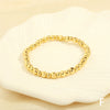 Ig Style Simple Style Round Copper Plating 18k Gold Plated Bracelets