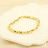 Ig Style Simple Style Round Copper Plating 18k Gold Plated Bracelets