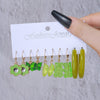 1 Set Sweet Animal Patchwork Plastic Resin Drop Earrings