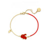 Simple Style Leaf Flower Bow Knot White Copper Plating Bracelets