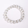 Simple Style Solid Color Plastic Beaded Unisex Bracelets