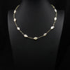 Original Design Geometric Freshwater Pearl Copper Plating 18k Gold Plated Necklace