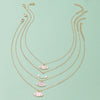 Sweet Heart Shape Alloy Kid's Necklace