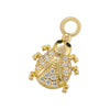 Casual Cute Simple Style Tortoise Animal Bird Copper 18k Gold Plated Zircon Charms In Bulk