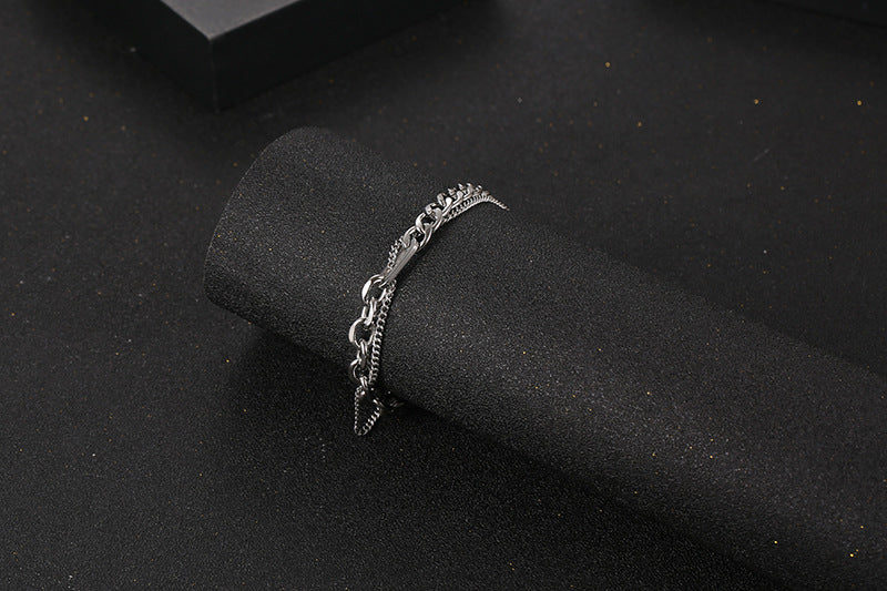 Basic Modern Style Geometric Titanium Steel Bracelets